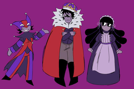 Jester King And Maid